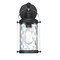 Westinghouse Fixture Wall Outdoor 60W Courtland Grove, Matte Black Ant Pwtr Clear Hmr Glass 6113400 - alternate 1